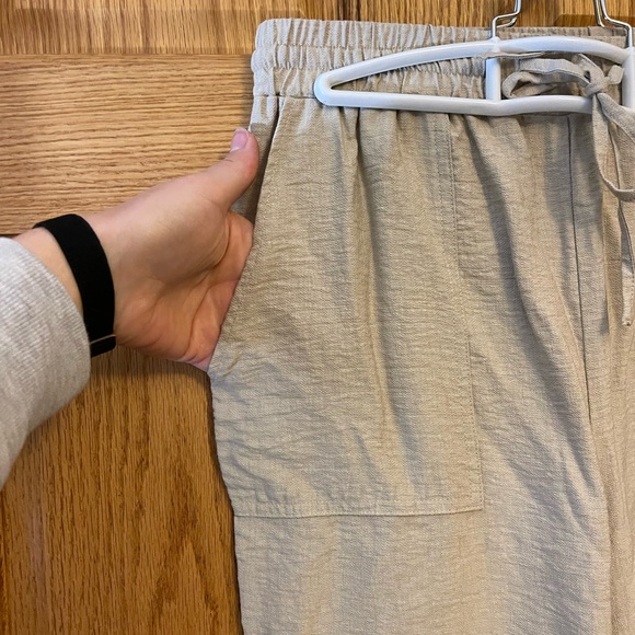 Khaki Linen Pant - size L - Picture 5 of 6